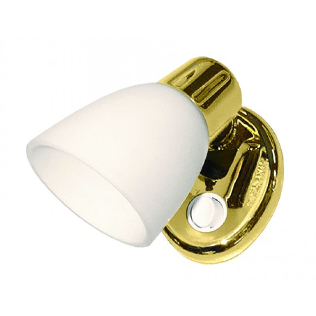 Frilight Opal Spot White/Gold Adj./Switch/Face Fix/10W | 4403 | Caravan Parts
